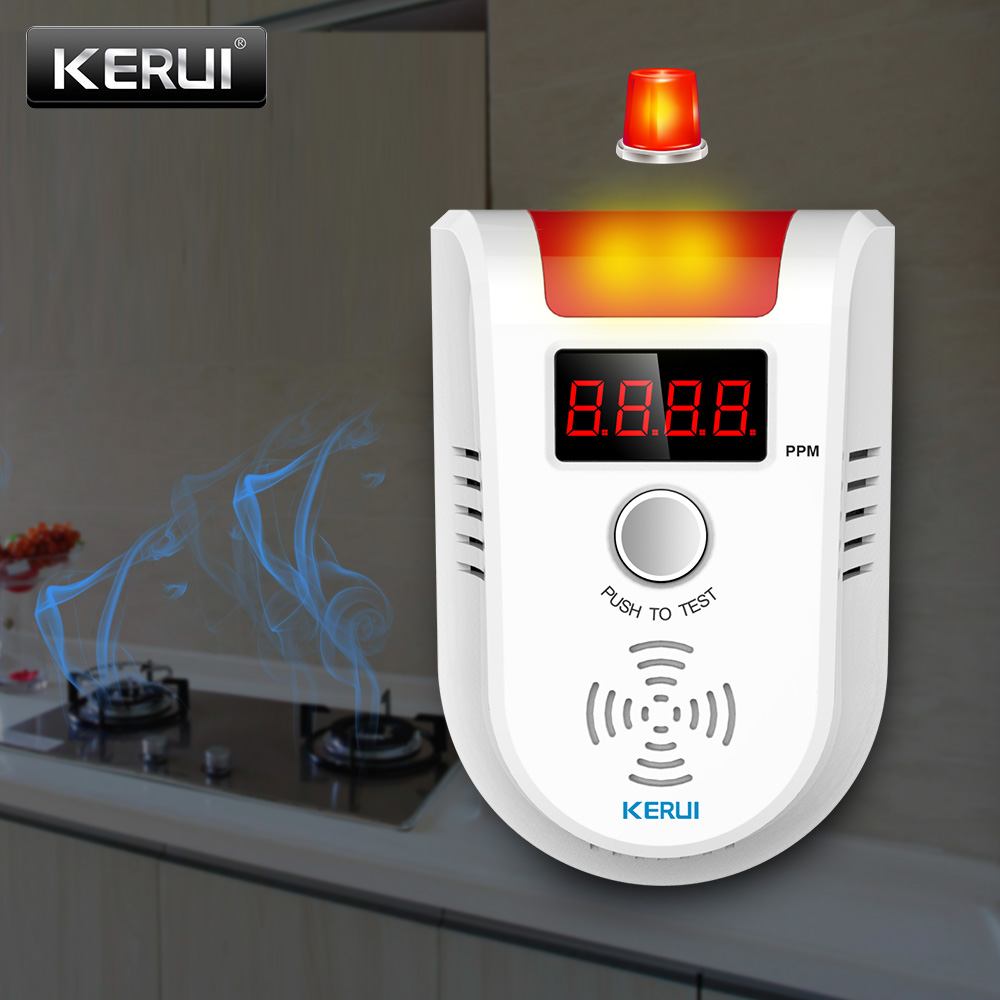 Smart Home Security System - KERUI GD13 LPG GAS Detector Alarm