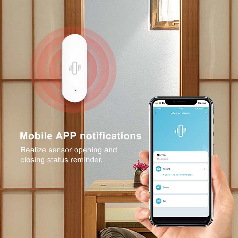 Tuya Smart Home WiFi Vibration - đánh giá và giá Smart Home Notifications