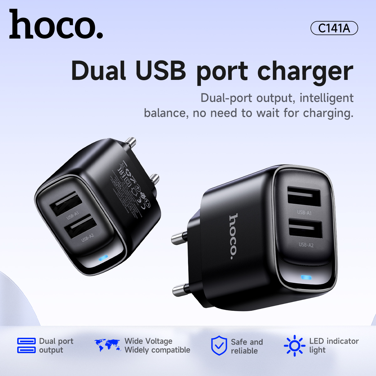 HOCO Dual USB A Phone Charging - đánh giá và giá Smart Home Samsung