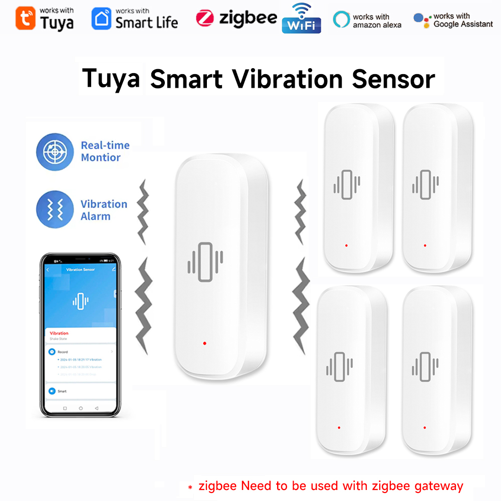 Tuya WiFi Zigbee Smart Vibrati - đánh giá và giá Smart Home Notifications