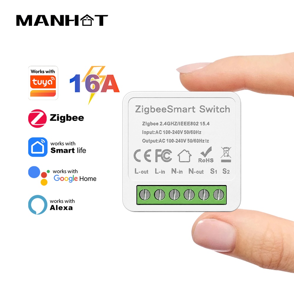 Manhot ZigBee 3.0 Switch Modul - đánh giá và giá Smart Home Voice Control