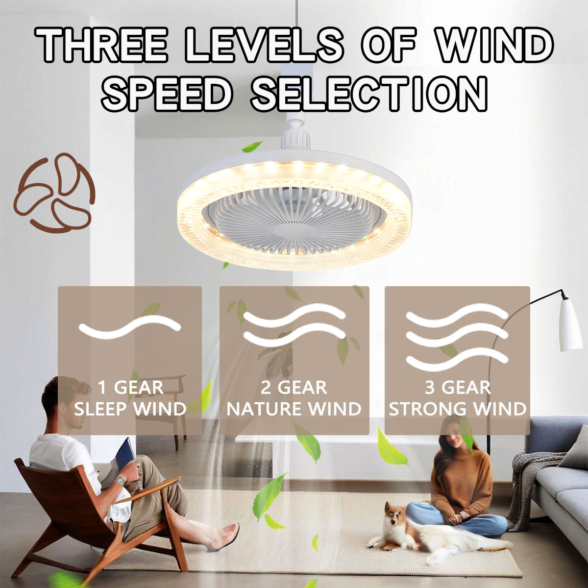 Smart 3 In 1 Ceiling Fan With  - đánh giá và giá Smart Home Ventilation System