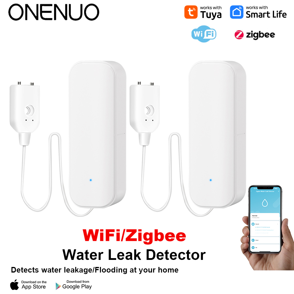 WiFi/Zigbee Water Sensor Tuya  - đánh giá và giá Smart Home Security System