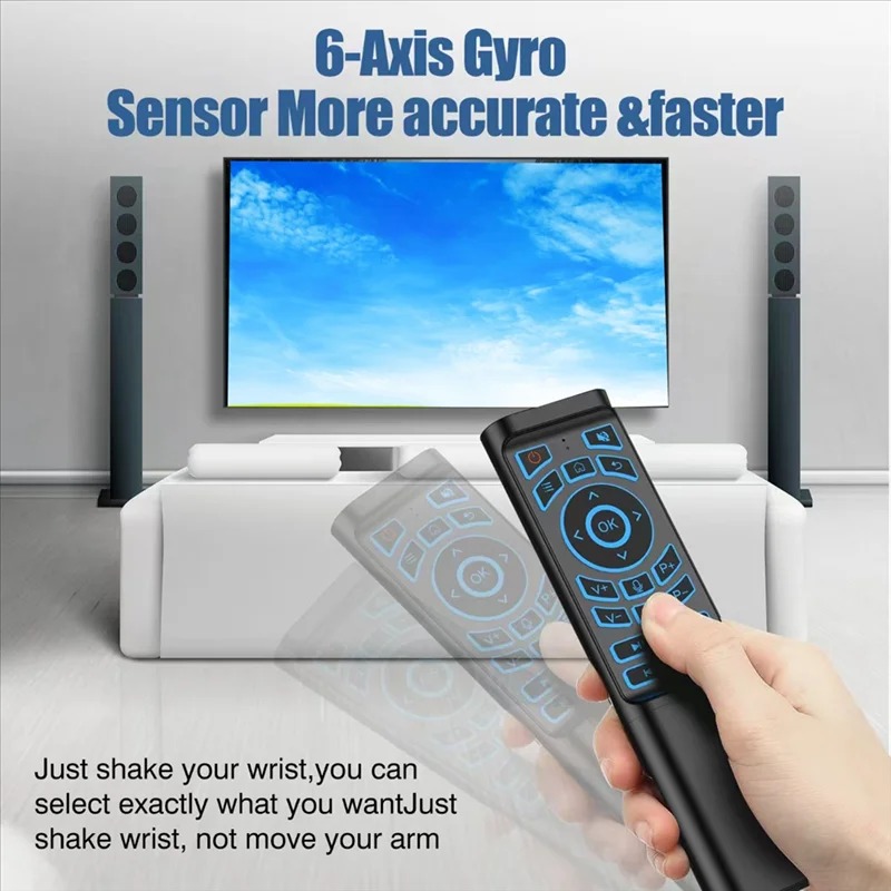 Air Mouse Remote Control Gyros - đánh giá và giá Smart Home Keyboard
