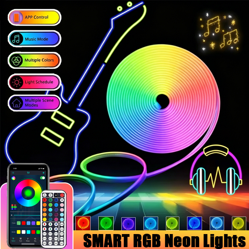 Flexible Smart Neon RGB Strip  - đánh giá và giá Smart Power Strip