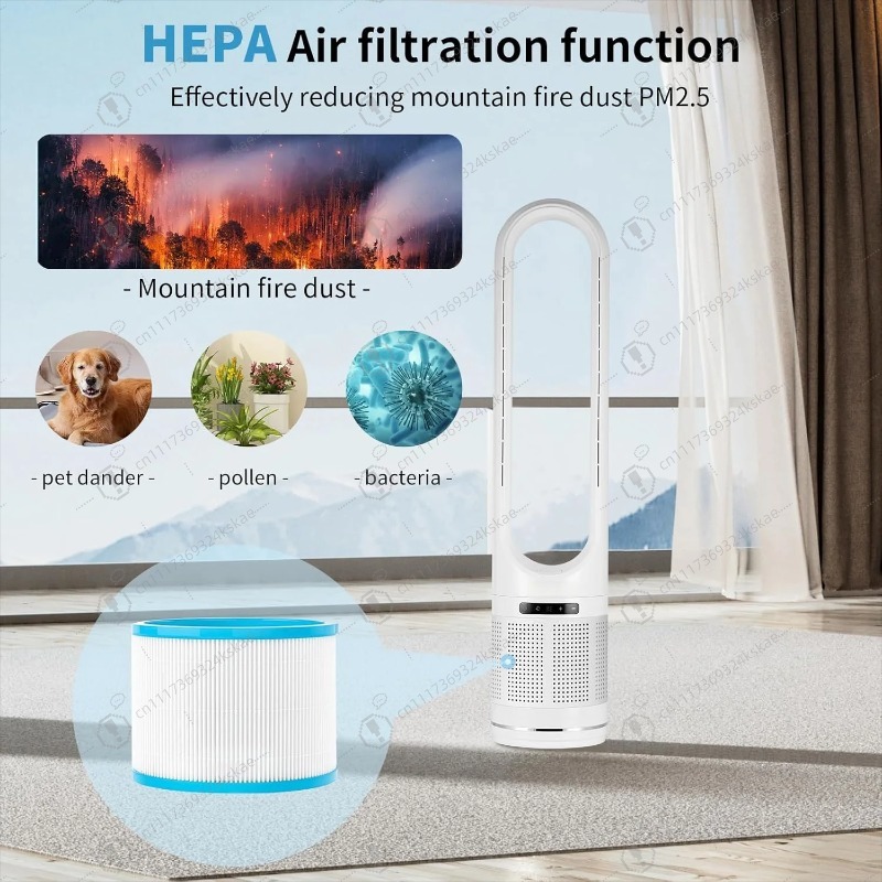 Compact 20W 8‑Speed Bladeless  - đánh giá và giá Smart Home Interior
