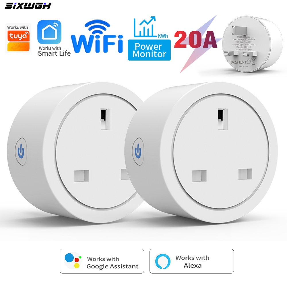 20A Tuya WiFi Smart UK Plug So - đánh giá và giá Smart Home Or Smart Home