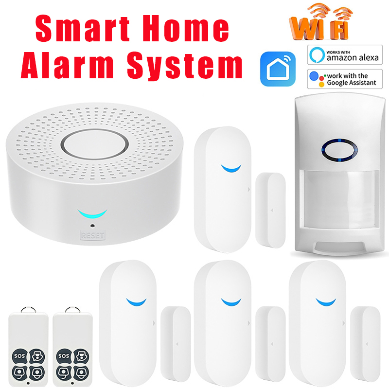 433MHz Smart Home Tuya WiFi Do - đánh giá và giá Smart Home Security System