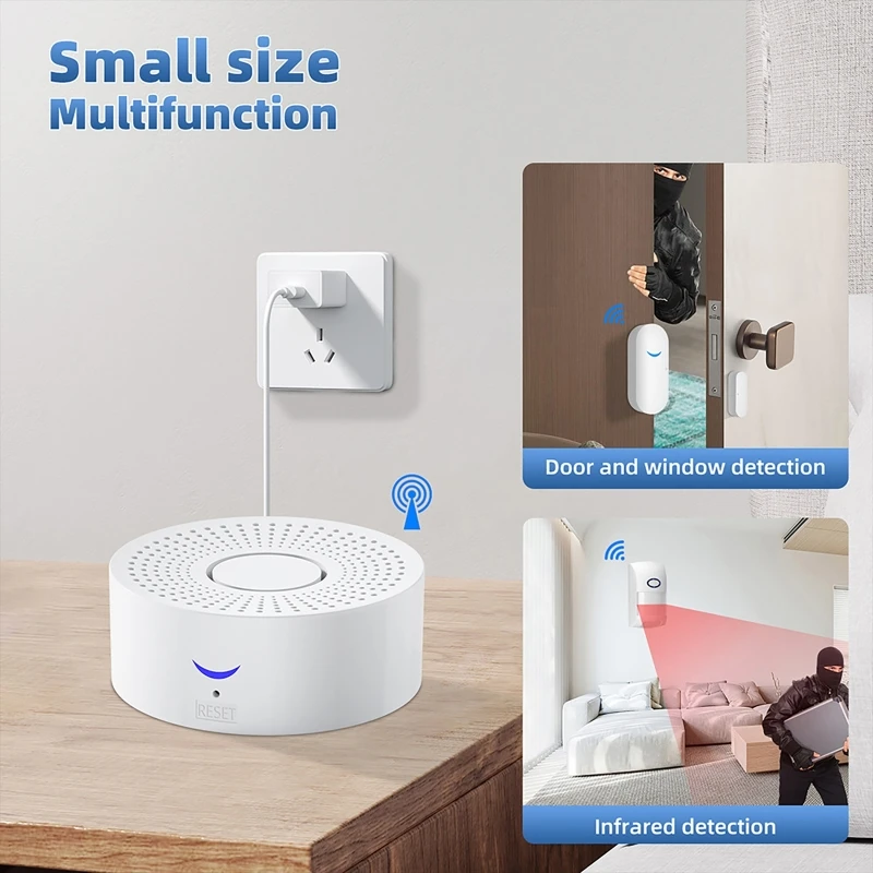 433MHz Smart Home Tuya WiFi Do - đánh giá và giá Smart Home Security System