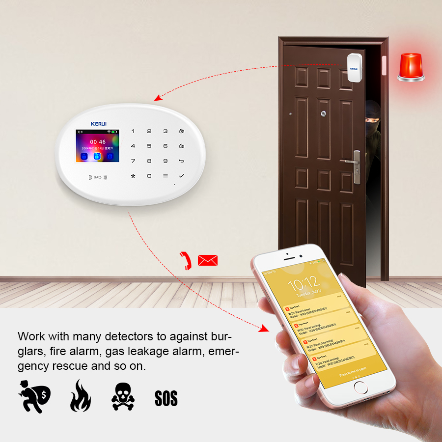 KERUI Tuya Smart App Notificat - đánh giá và giá Smart Home Notifications