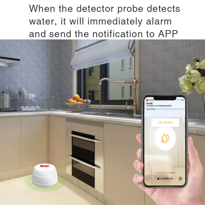 Tuya WiFi Water Leakage Sensor - đánh giá và giá Smart Home Security System