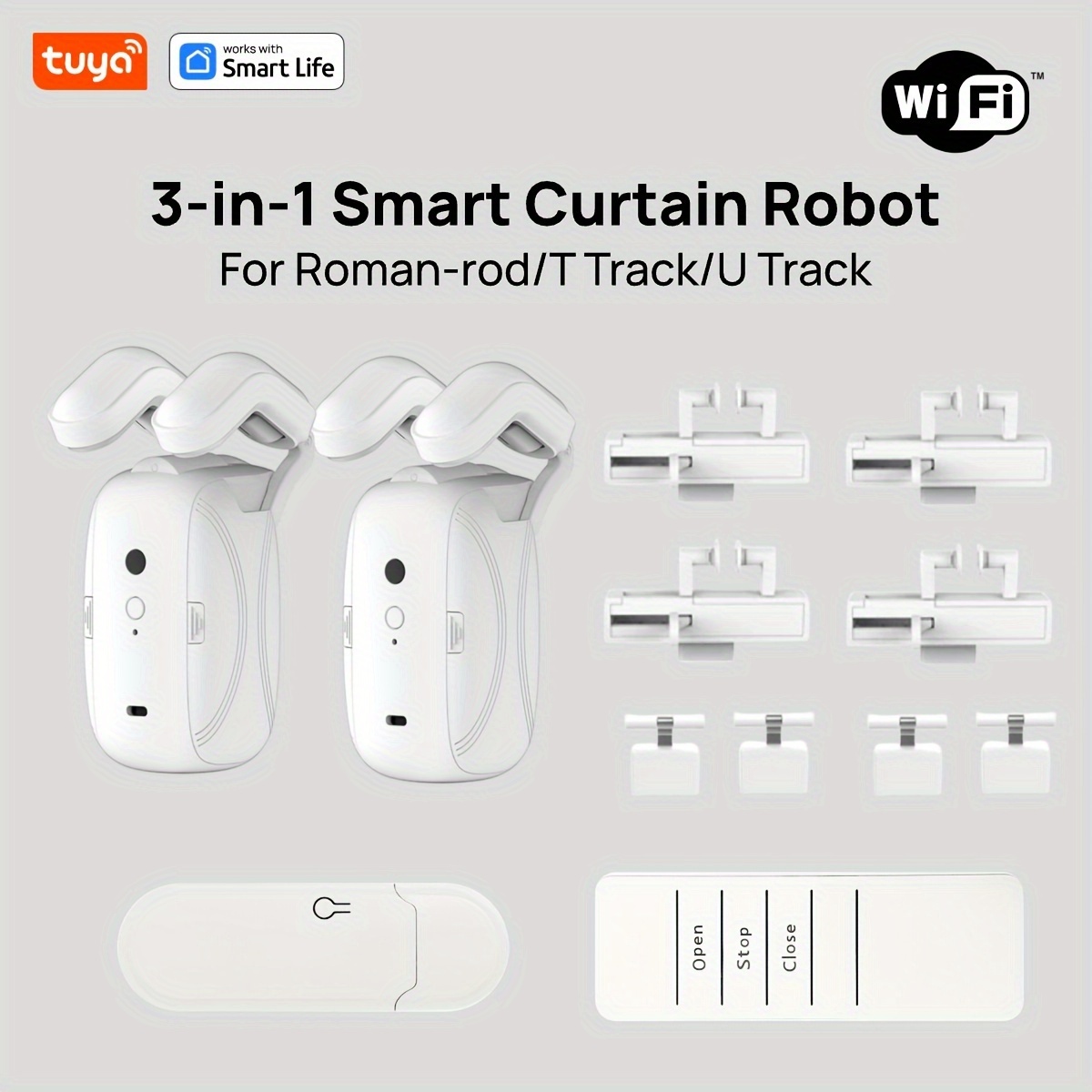 1/2PCS Tuya Smart WiFi Curtain - đánh giá và giá Smart Home Living