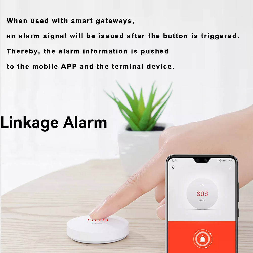 Zigbee Tuya Khẩn Cấp SOS Nút N - đánh giá và giá Smart Home Living
