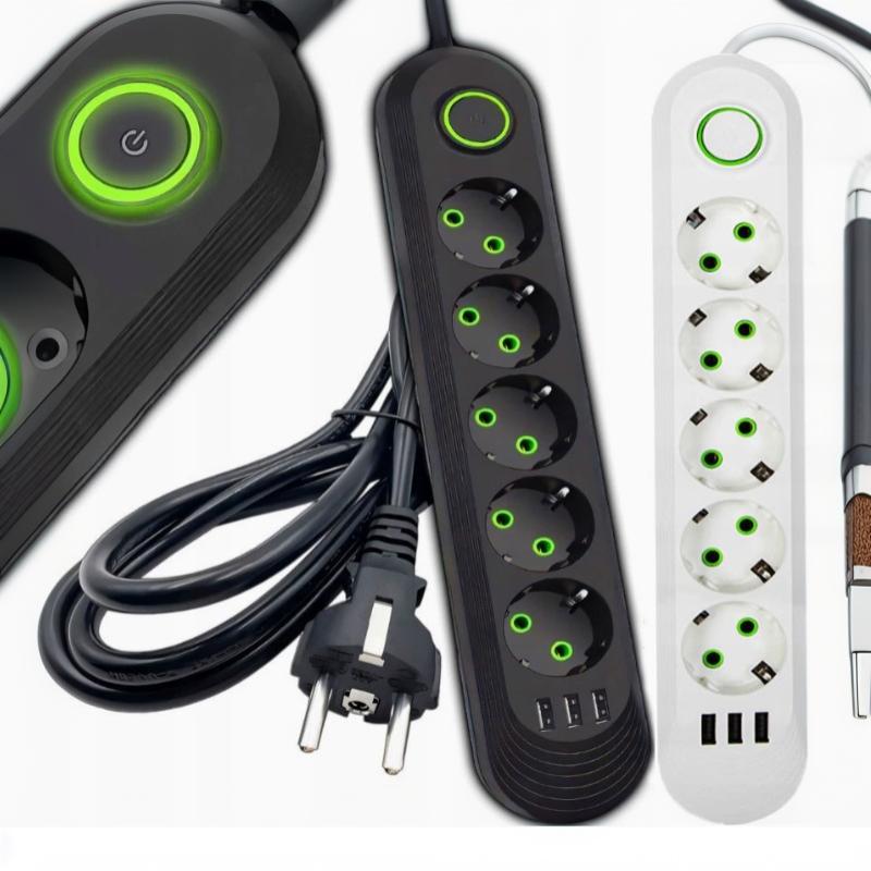 EU Plug Smart Power Strip Exte - đánh giá và giá Smart Power Strip