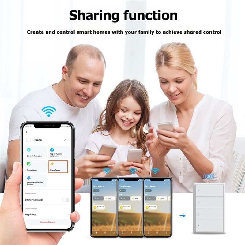 WCS-Tuya Wifi Smart Light Swit - đánh giá và giá Smart Home Voice Control