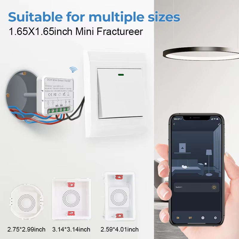 Tuya Mini Smart Switch WiFi 1- - đánh giá và giá Smart Home Voice Control