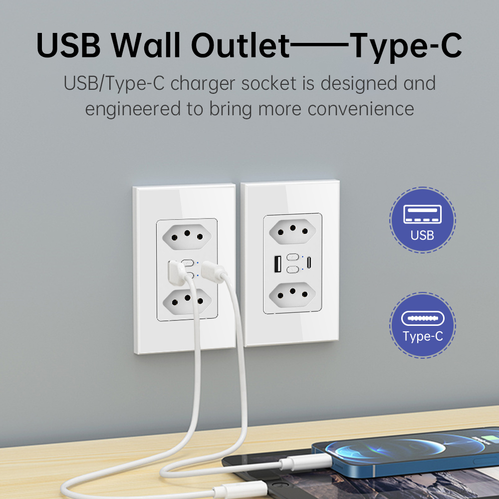 MANHOT Wifi Smart Brazil Socke - đánh giá và giá Smart Home Sistem
