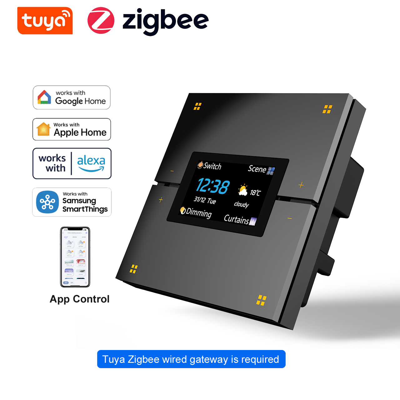 M9 Pro 8-Button UK Tuya Smart  - đánh giá và giá Smart Home Voice Control
