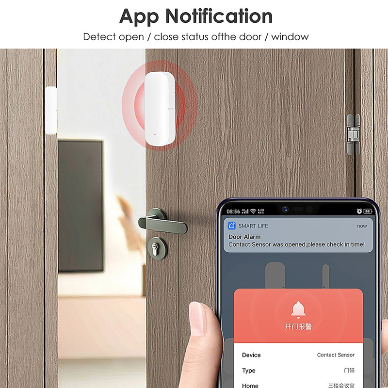 Tuya Smart WiFi Door Sensor Sm - đánh giá và giá Smart Home Notifications