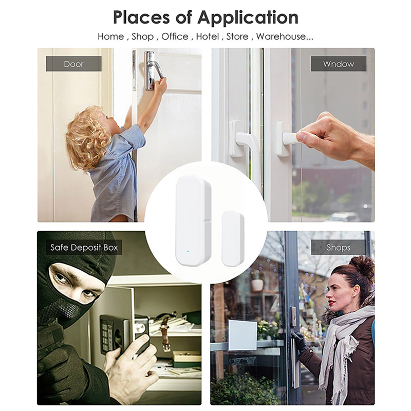 Tuya Smart WiFi Door Sensor Sm - đánh giá và giá Smart Home Notifications