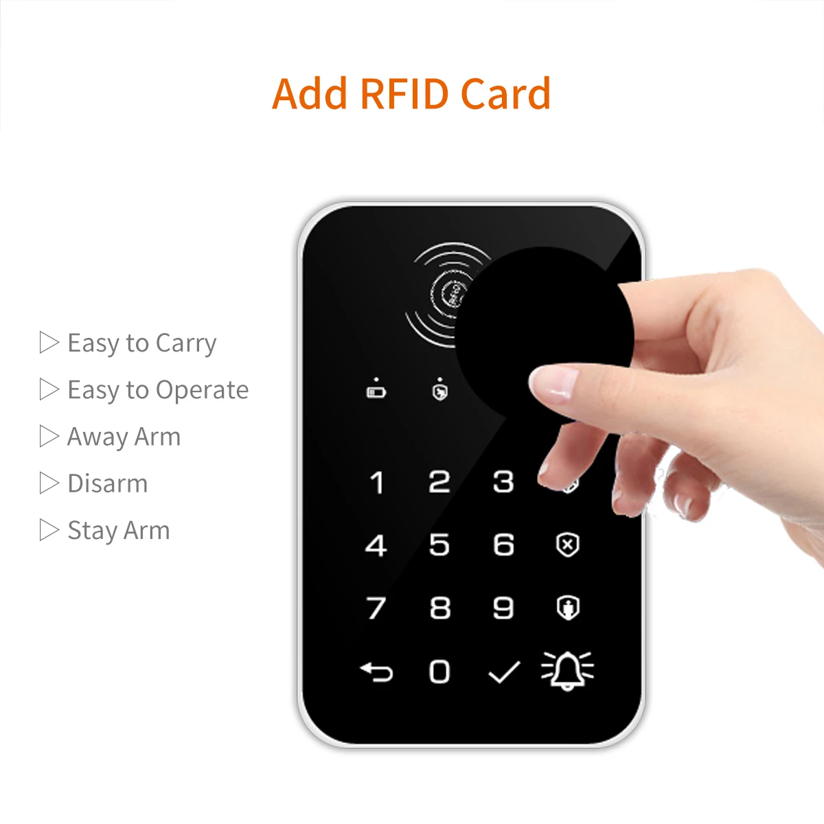 Wireless 433MHz Keyboard Touch - đánh giá và giá Smart Home Keyboard