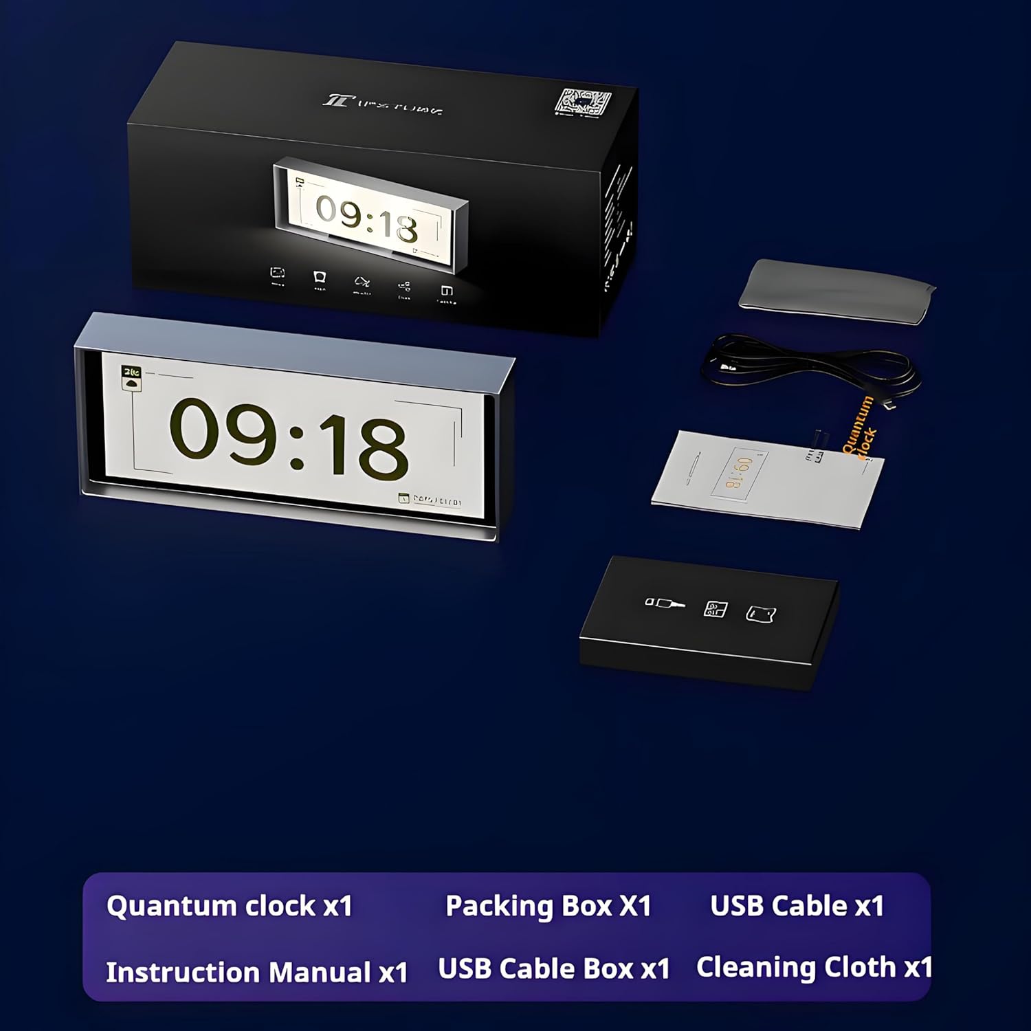 RGB Quantum Clock LED Night Li - đánh giá và giá Smart Home Interior