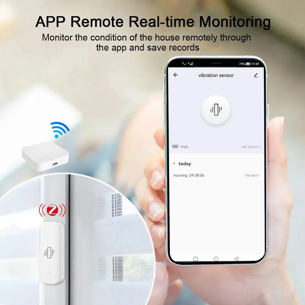 Tuya WiFi/Zigbee Smart Vibrati - đánh giá và giá Smart Home Notifications