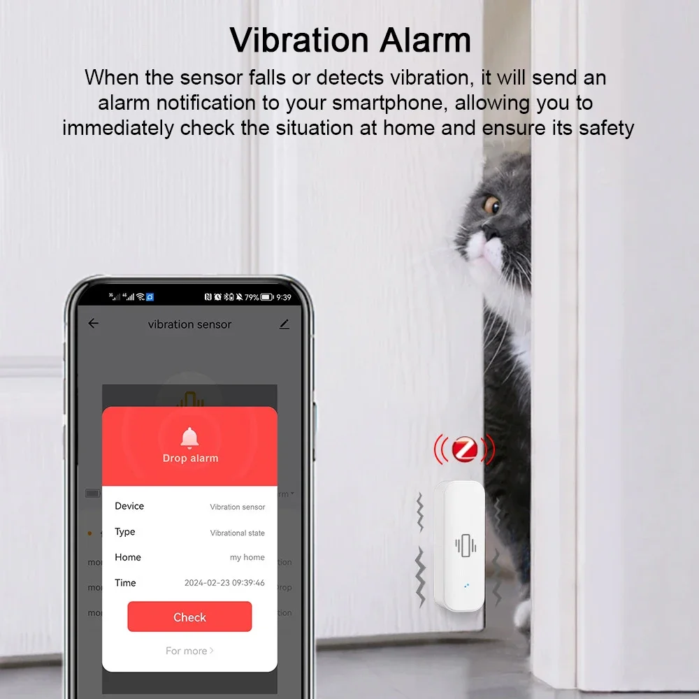 Tuya WiFi/Zigbee Smart Vibrati - đánh giá và giá Smart Home Notifications