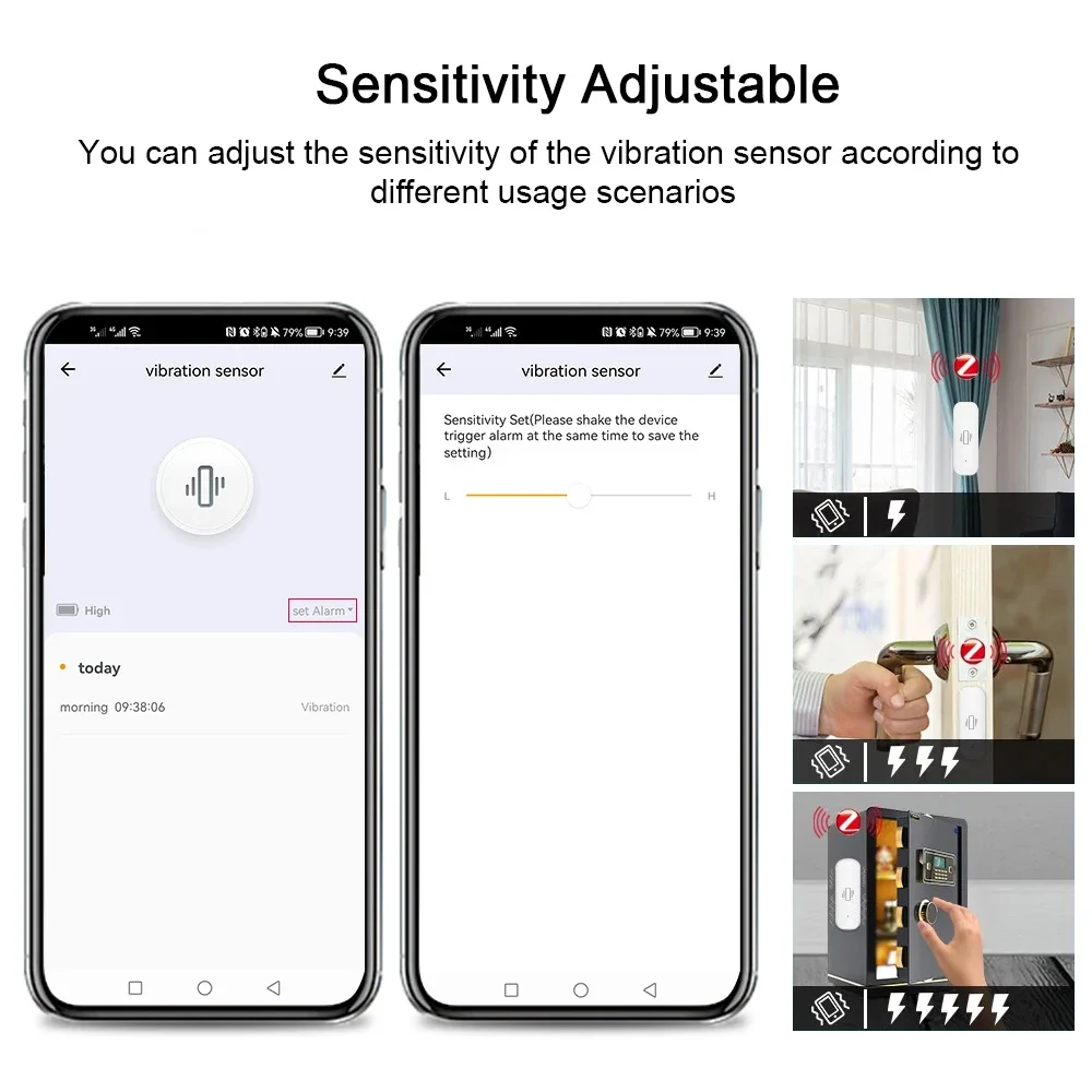 Tuya WiFi/Zigbee Smart Vibrati - đánh giá và giá Smart Home Notifications