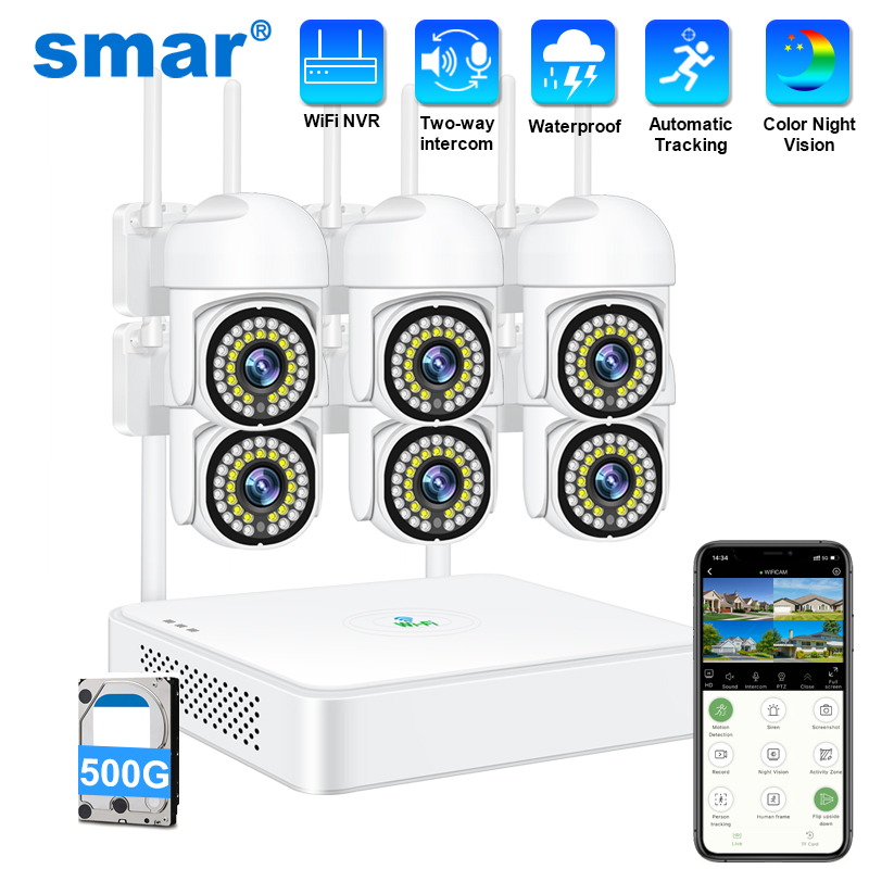Smar 3MP Wireless CCTV Securit - đánh giá và giá Smart Home Security System