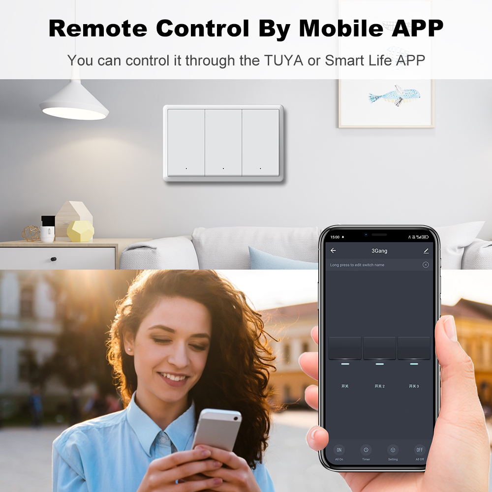 MANHOT ZigBee3.0 Smart Switch  - đánh giá và giá Smart Home Voice Control